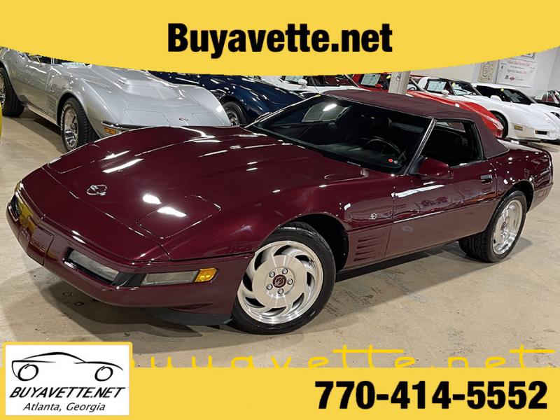 Ruby Red 1993 Corvette Convertible id:90845