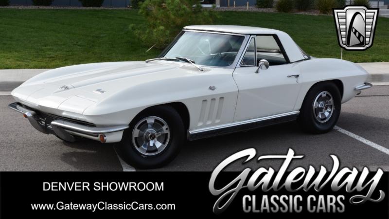 White 1966 Corvette Convertible id:90876