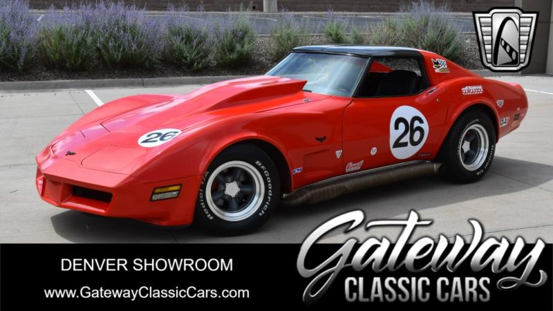 1977 Red Chevy Corvette T-Top