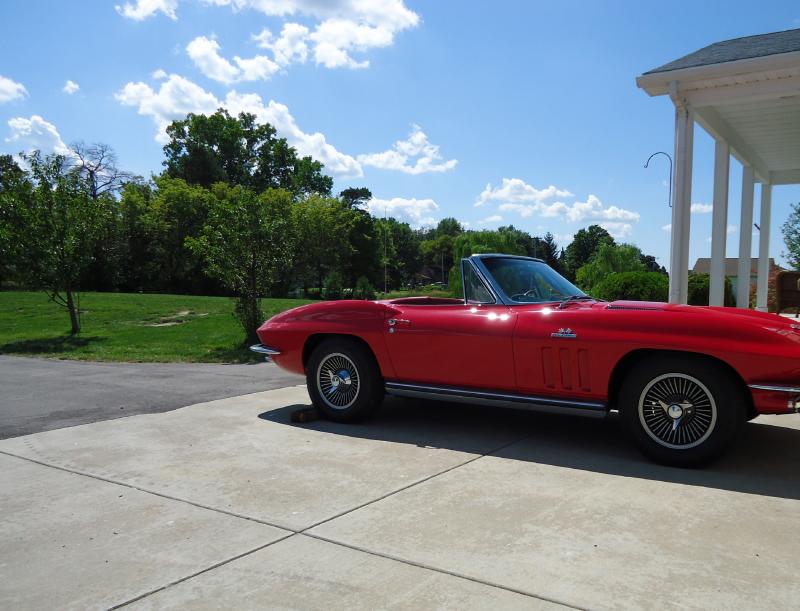 Red 1965 Corvette Convertible id:90905