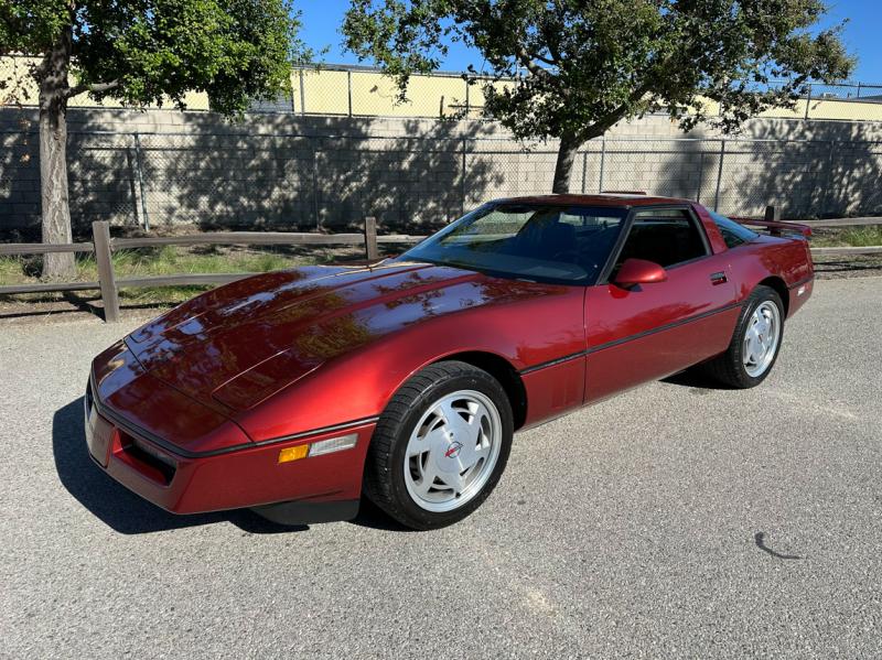 1988 Dark Red Metallic Chevy Corvette Coupe