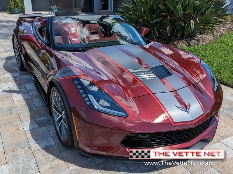 Long Beach Red 2017 Corvette Convertible id:90957
