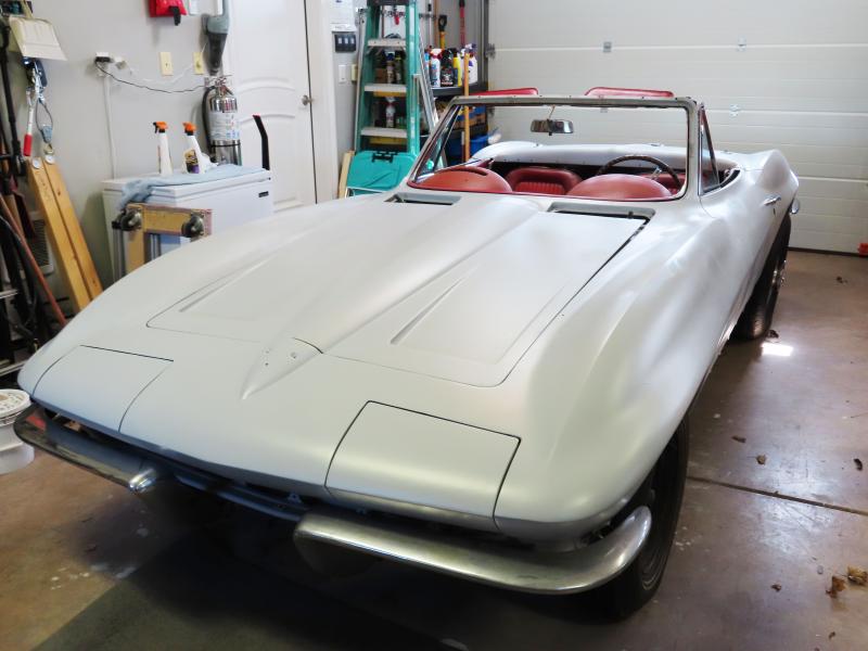 White 1964 Corvette Convertible id:90959
