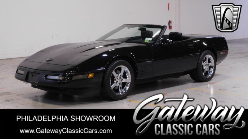 BLACK 1993 Corvette Convertible id:90973