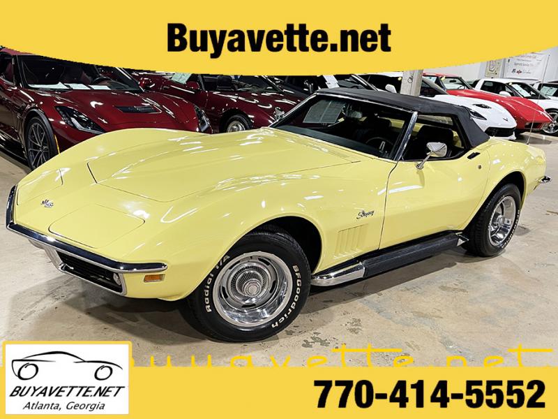 Safari Yellow 1969 Corvette Convertible id:91019