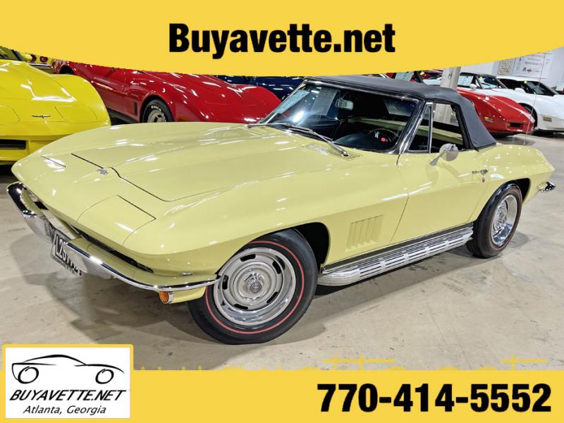 Sunfire Yellow 1967 Corvette Convertible id:91020