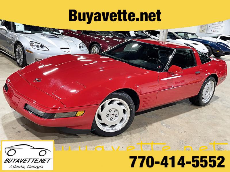 Bright Red 1992 Corvette Coupe id:91087