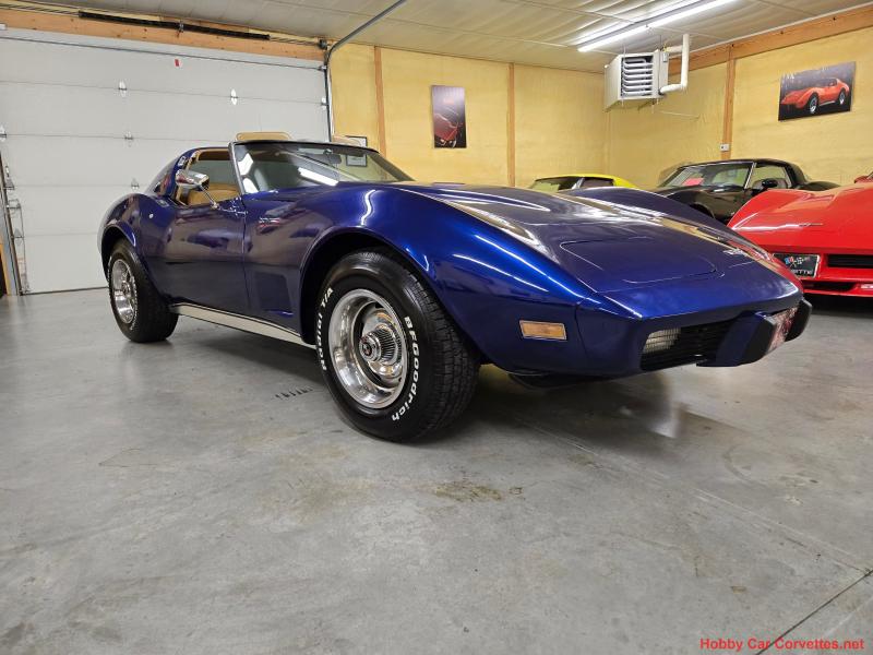 1977 Blue Chevy Corvette T-Top