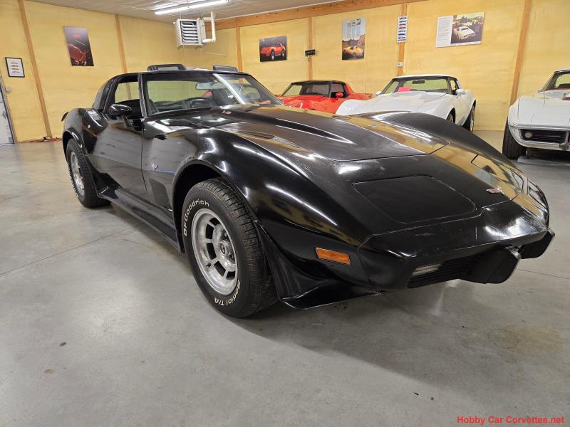 1979 Black Chevy Corvette T-Top