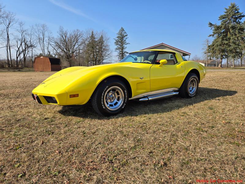 1979 Yellow Chevy Corvette T-Top