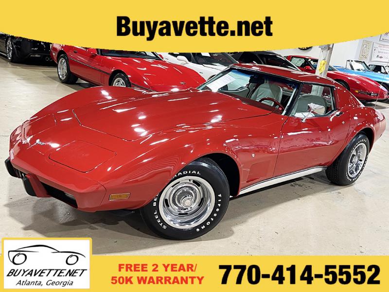 1977 Medium Red Chevy Corvette Coupe