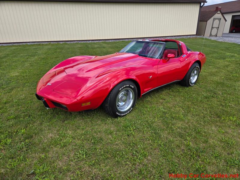 1979 Red Chevy Corvette T-Top