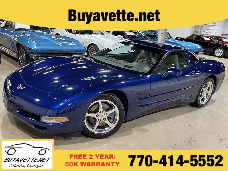 2004 Lemans Blue Chevy Corvette Coupe