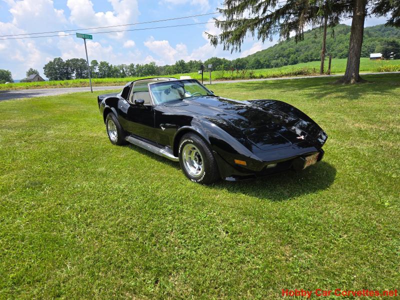 1979 Black Chevy Corvette T-Top
