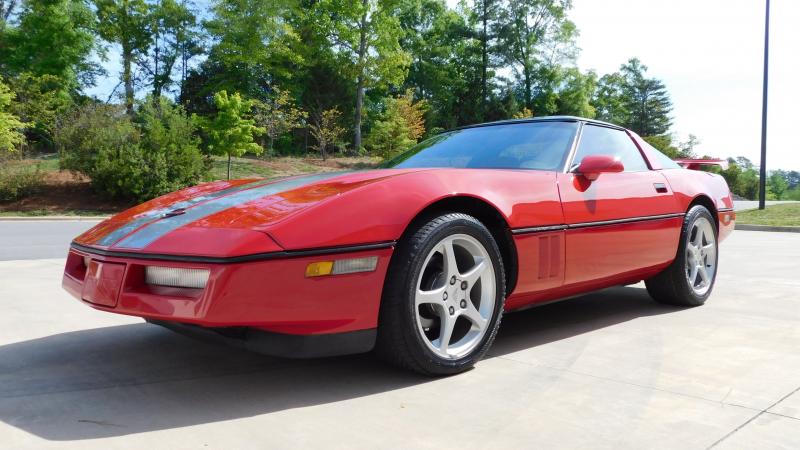 1985 Red Chevy Corvette Convertible