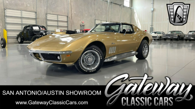 1969 Gold Chevy Corvette T-Top