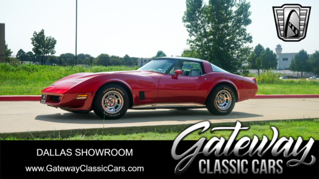 1981 Red Chevy Corvette T-Top