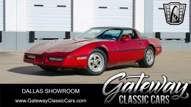 1986 Red Chevy Corvette Coupe