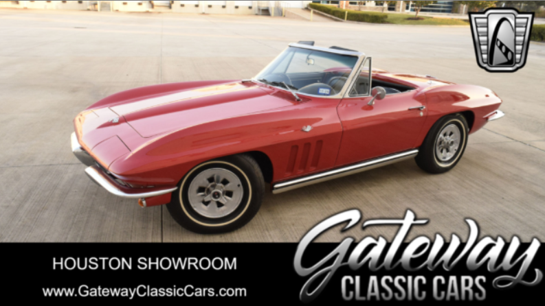 1965 Red Chevy Corvette Convertible