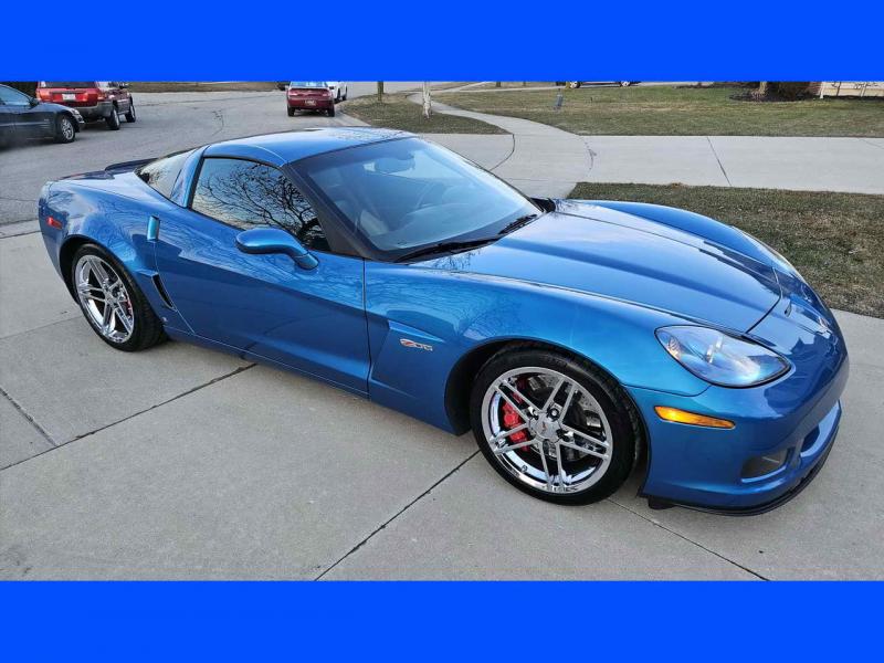 2008 Jetstream Blue Chevy Corvette HardTop