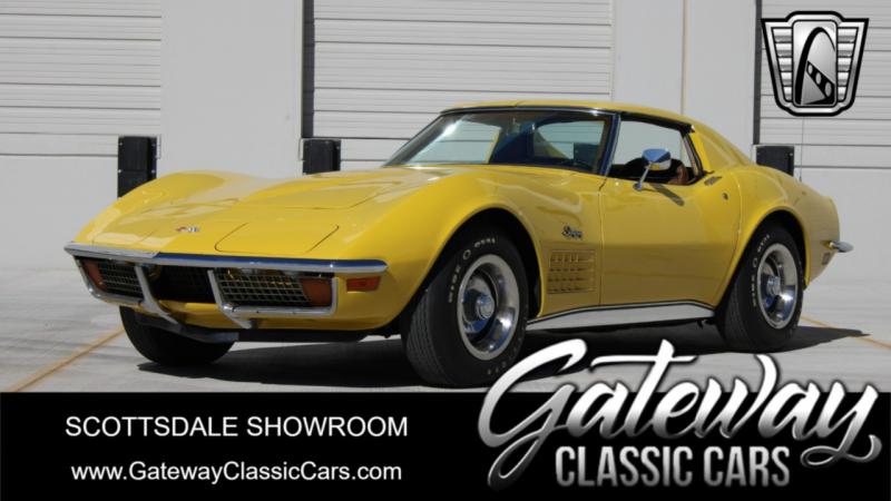 1972 Sunflower Yellow Chevy Corvette Coupe