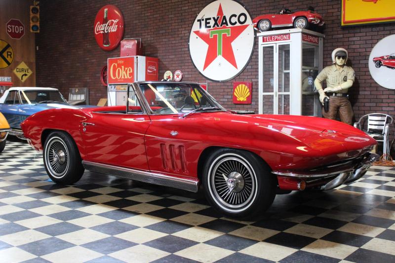 1966 Red Chevy Corvette Convertible