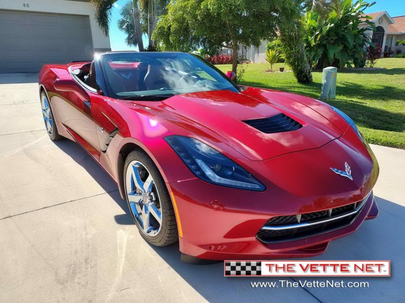2014 Crystal Red Chevy Corvette Convertible