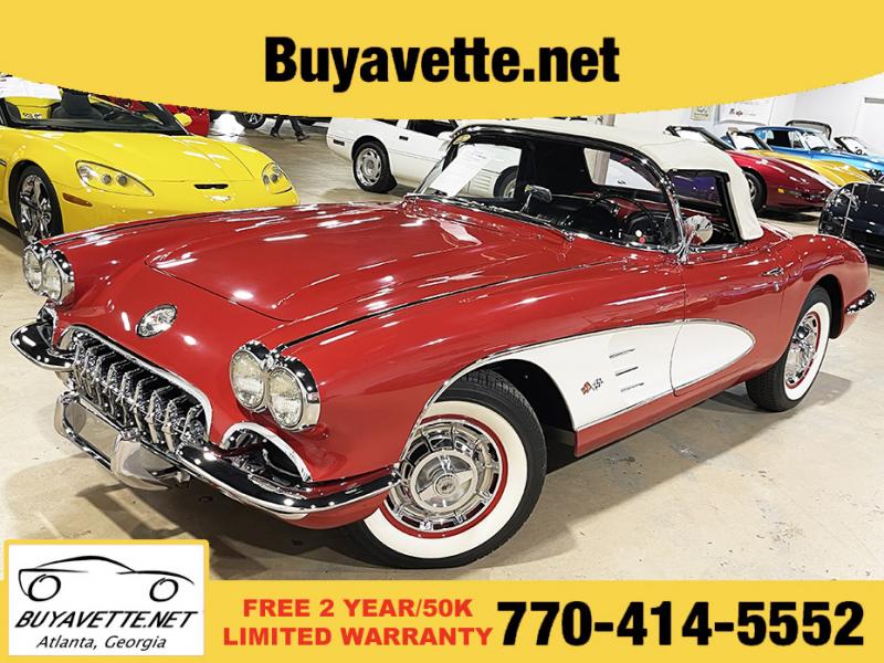 1960 Roman Red/White Chevy Corvette Convertible