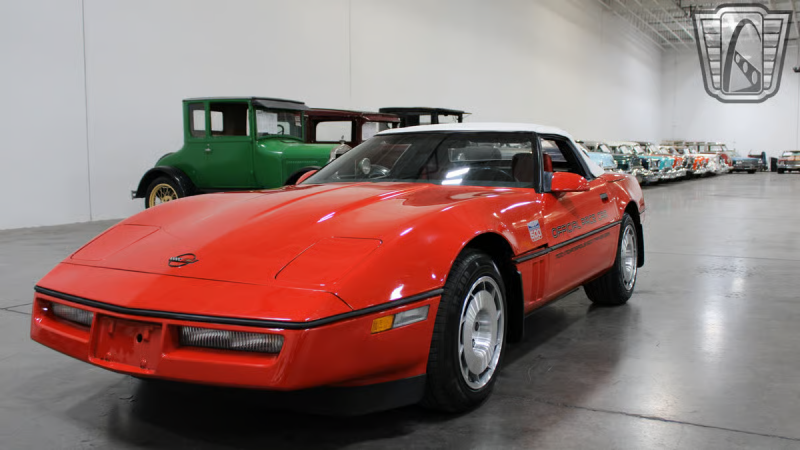 1986 Red Chevy Corvette Convertible