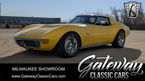 1970 Yellow Chevy Corvette Coupe