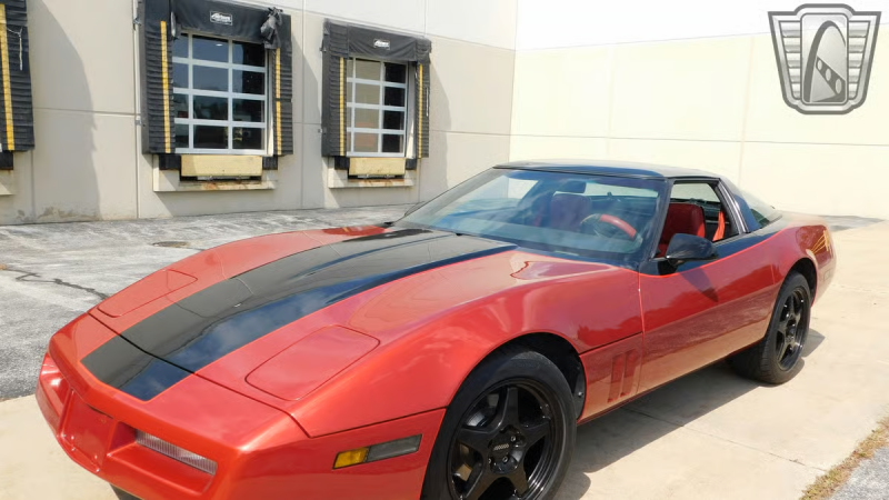 1988 Red/black Stripes Chevy Corvette Coupe
