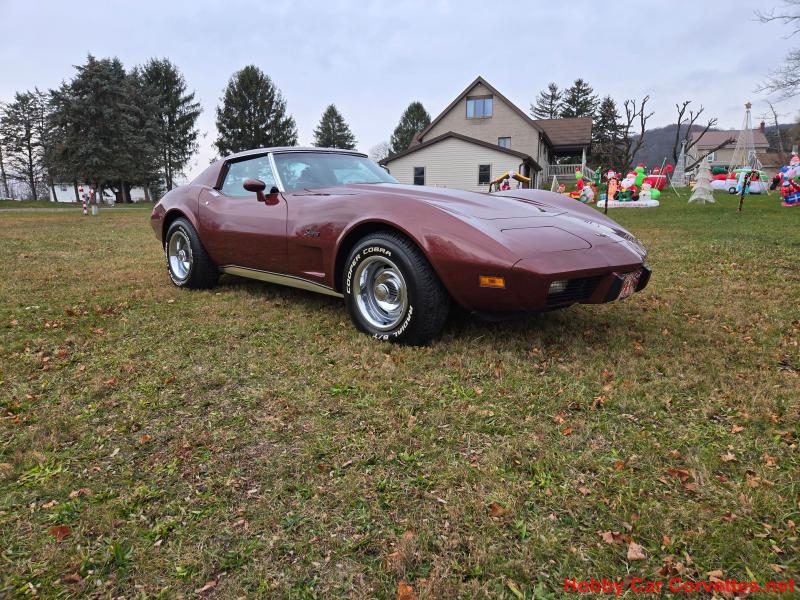 1976 Dark Red Chevy Corvette T-Top