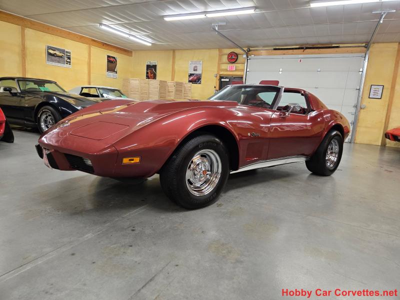 1975 Dark Red Chevy Corvette T-Top