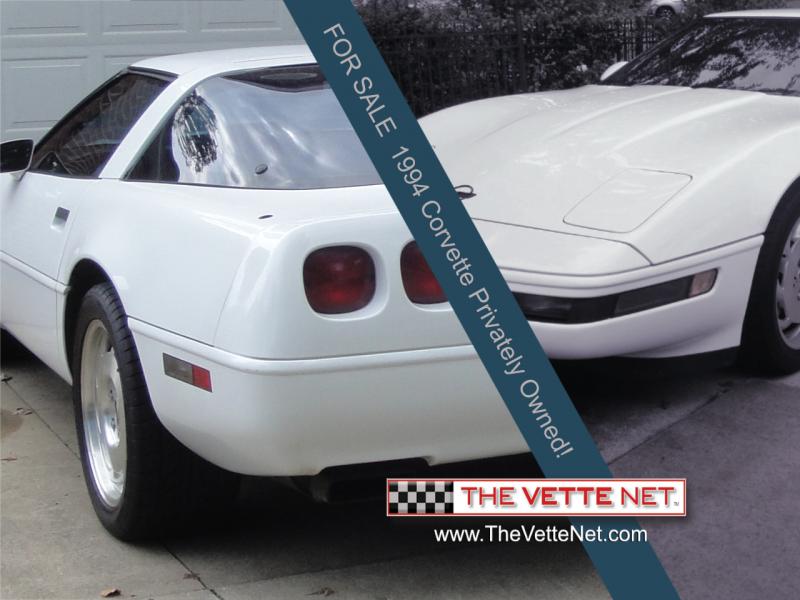 1994 Arctic White Chevy Corvette Coupe