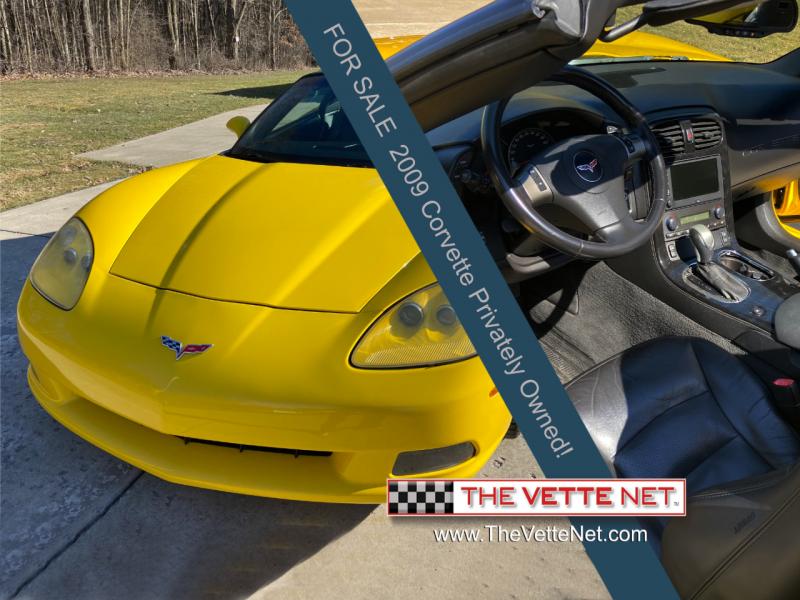 2009 Velocity Yellow Chevy Corvette Convertible