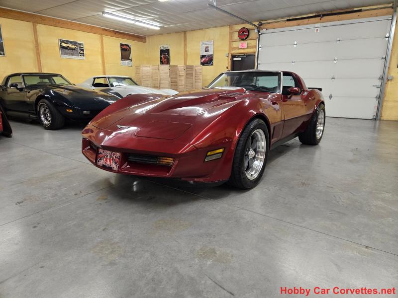 1980 Burgundy Chevy Corvette T-Top