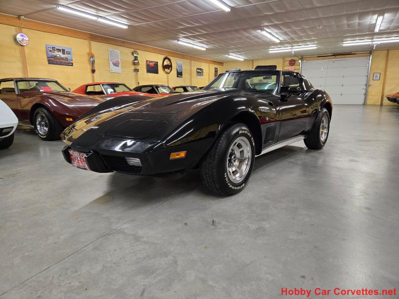 1977 Black Chevy Corvette T-Top