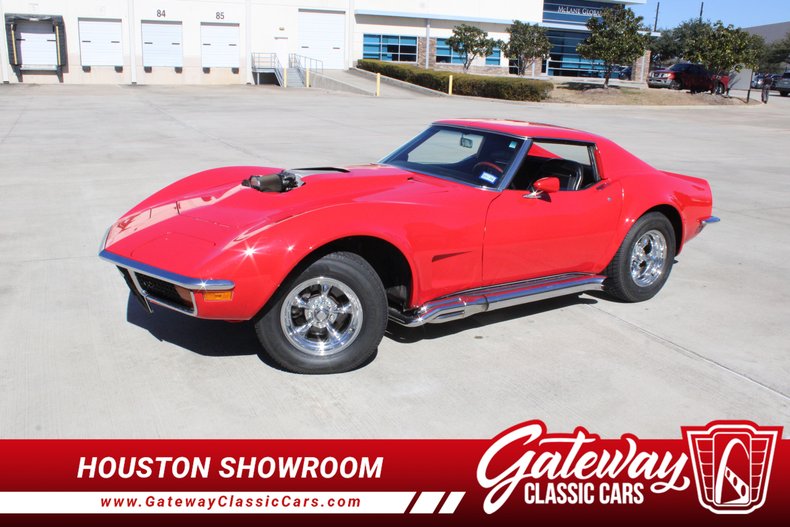 1972 Red Chevy Corvette T-Top