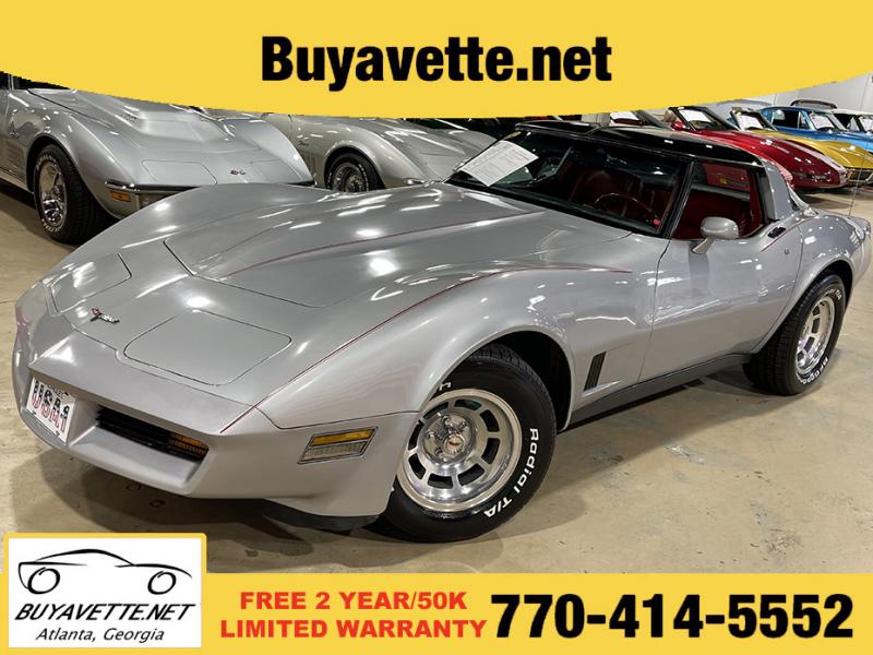 1981 Silver Chevy Corvette Coupe