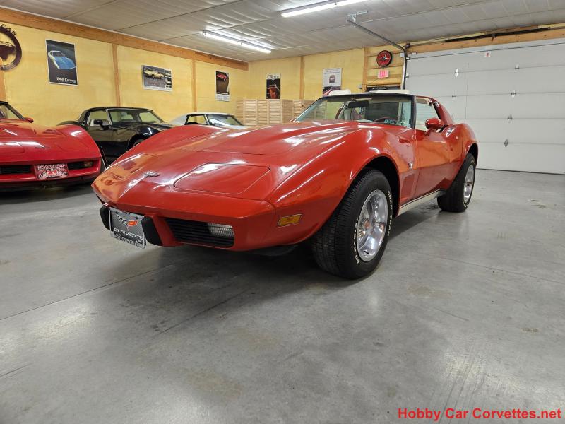 1977 Red Chevy Corvette T-Top