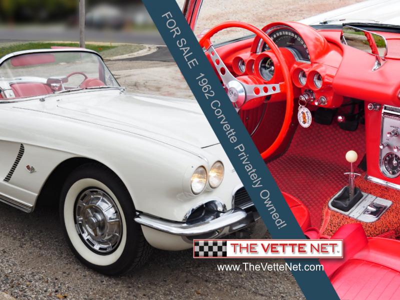 1962 Ermine White Chevy Corvette Convertible