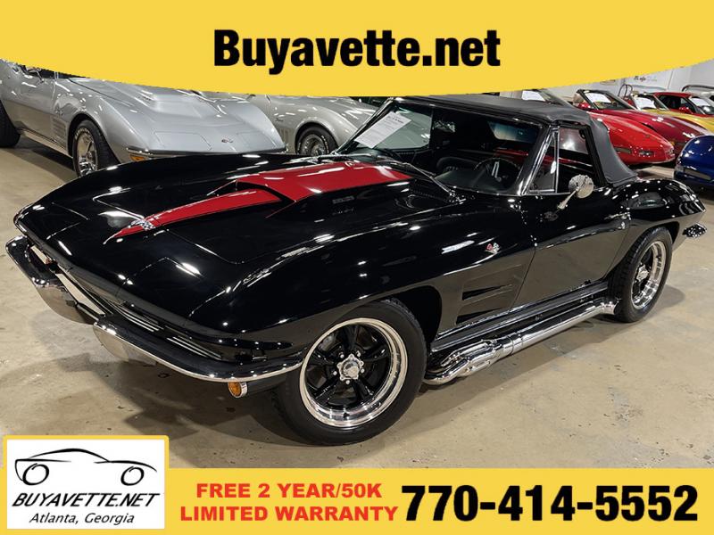 1964 Black Chevy Corvette Convertible