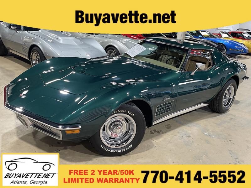 1970 Donnybrooke Green Chevy Corvette Coupe