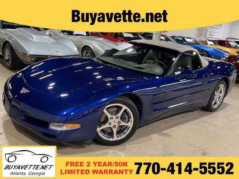 2004 Lemans Blue Chevy Corvette Convertible