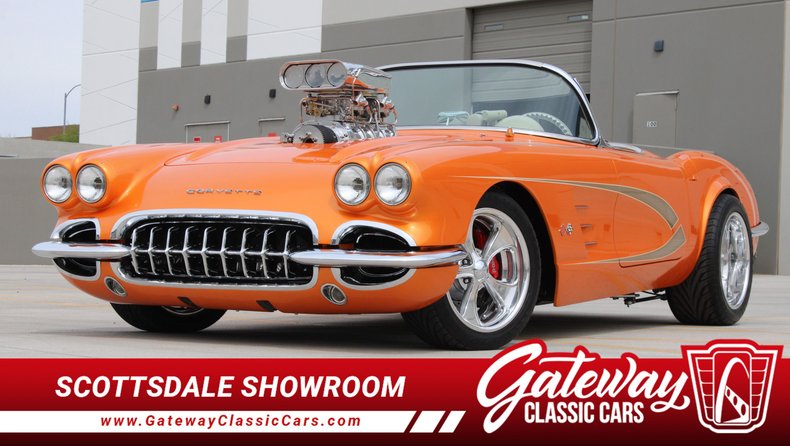 1960 Tangerine Pearl Chevy Corvette Convertible