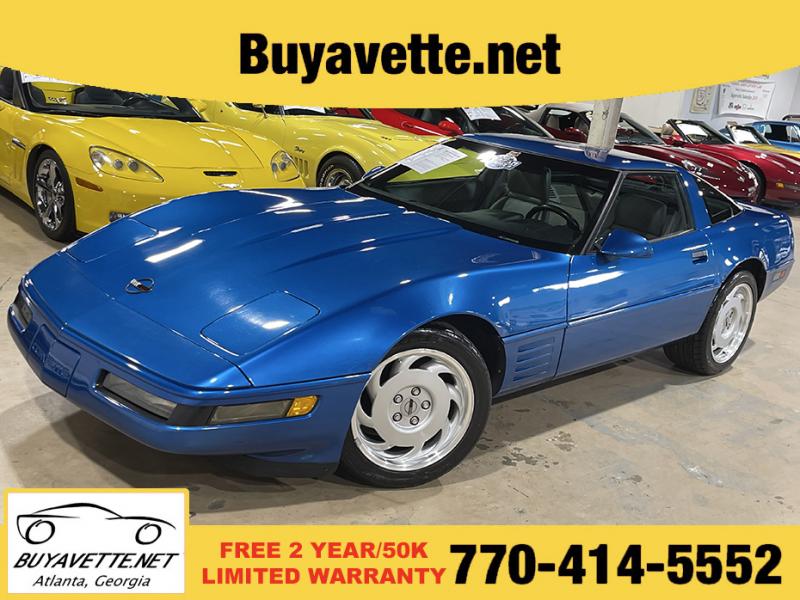 1992 Quasar Blue Metallic Chevy Corvette Coupe