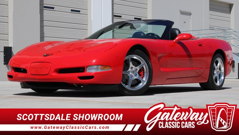 2000 Red Chevy Corvette Convertible