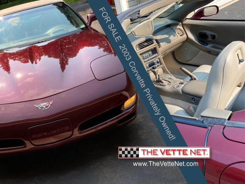2003 Anniversary Red Chevy Corvette Convertible