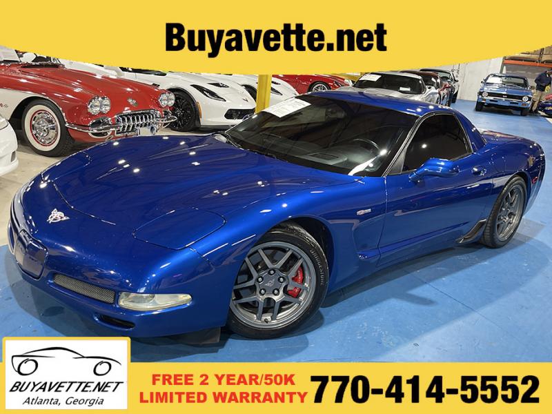 2003 Electron Blue Chevy Corvette HardTop