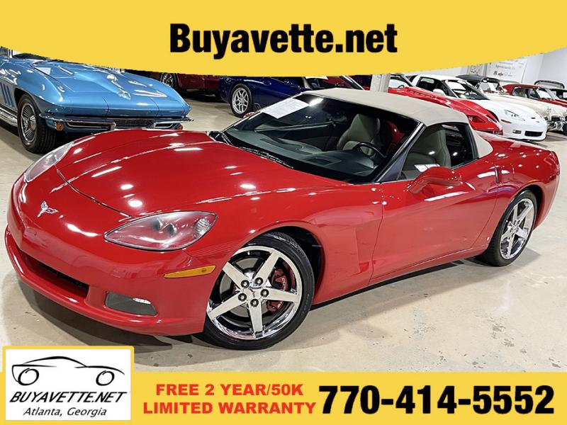 2008 Victory Red Chevy Corvette Convertible